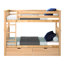 Lit superposé standard en bois massif Absecon-1387136066