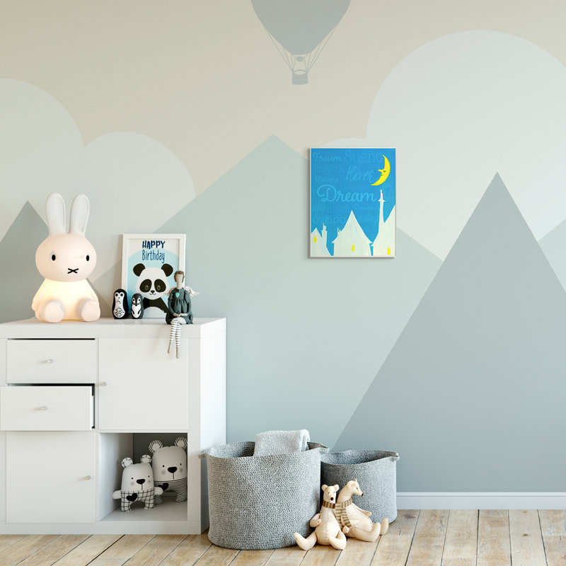 Art lunaire Leppert Dream Home, Plaque murale, H 15 po x l 10 po