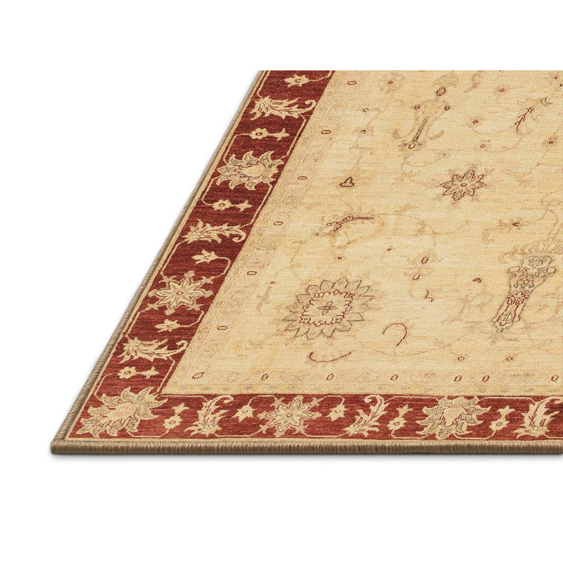 Tapis décoratif multicolore à motif abstrait, Rectangle 7 pi x 9 pi