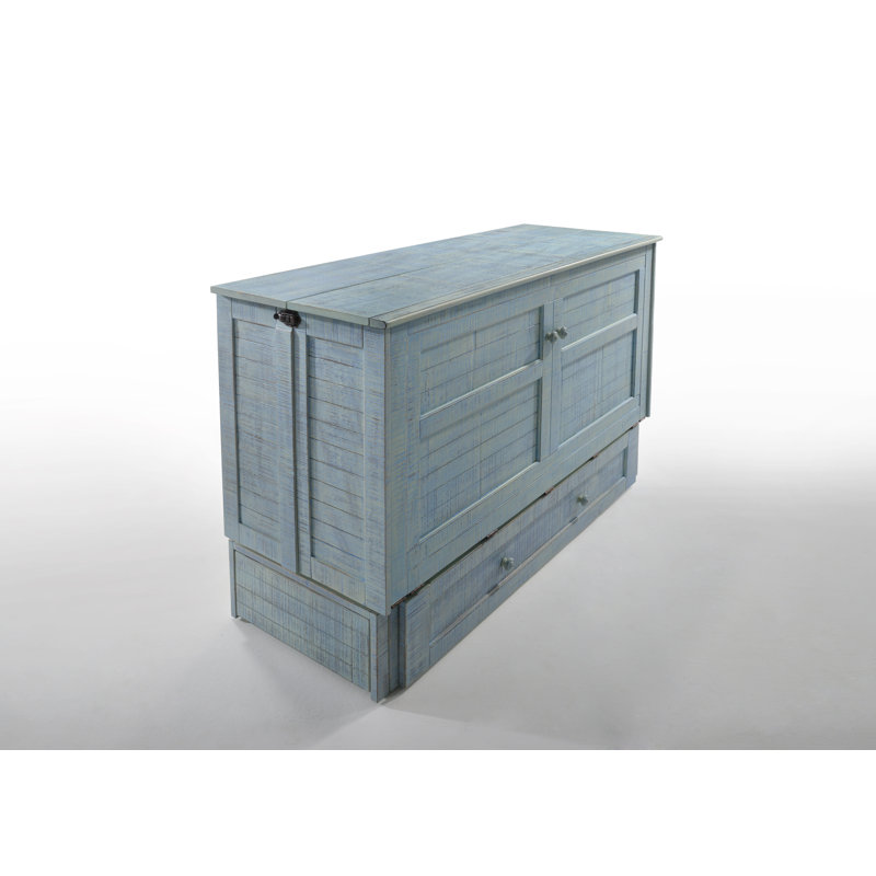 Solid Wood Murphy Storage Bed