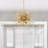 Chisem 9 - Light Gold Sputnik Pendant