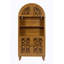 Armoire arquée en bois sculpté