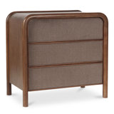 Rye 3 - Drawer Solid Wood Nightstand