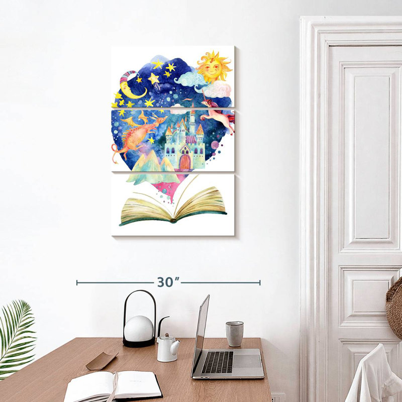 Ashelle livre de contes de fées, H 32 po x l 20 po