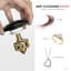 Vessel Sink Pop-Up Drain with black ceramic cap without overflow Set of 2-114825708