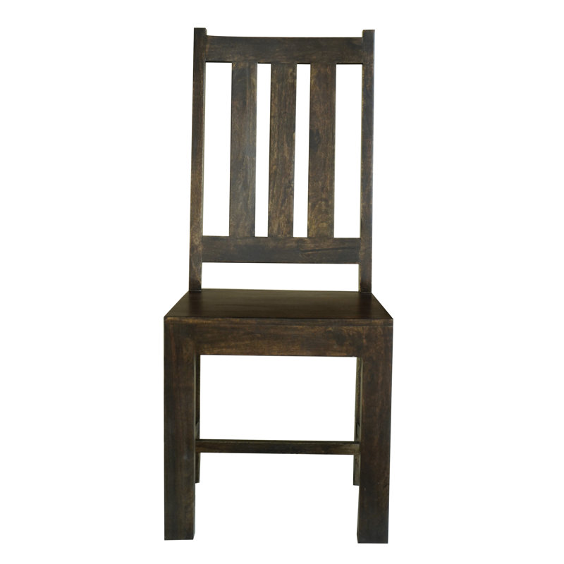 Quinton Solid Wood Dining Chair, Dark Mango