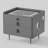 Cathriona 2 - Drawer Nightstand With Fingerprint Lock And Led Lights And Music Player-717821404