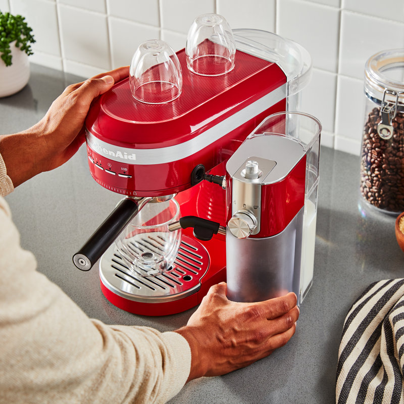 KitchenAid® Metal Automatic Milk Frother Attachment, Empire Red