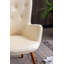 Fauteuil d'appoint capitonné Doarnin, chaise rembourrée simple, chaise de salle à manger-111779820