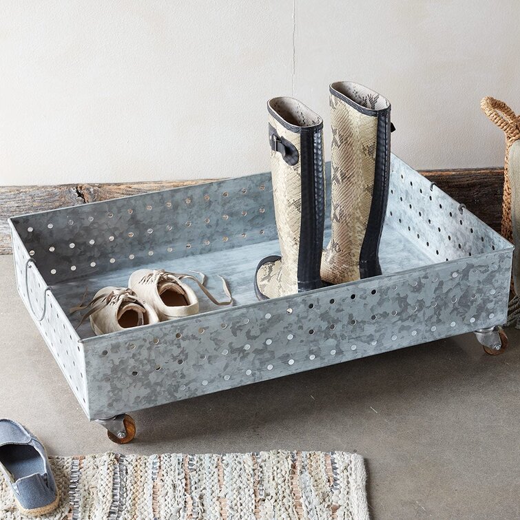 Galvanized Boot Tray