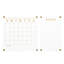 Tableau mural et tableau mural mensuel en acrylique Martha Stewart Grayson-90979589