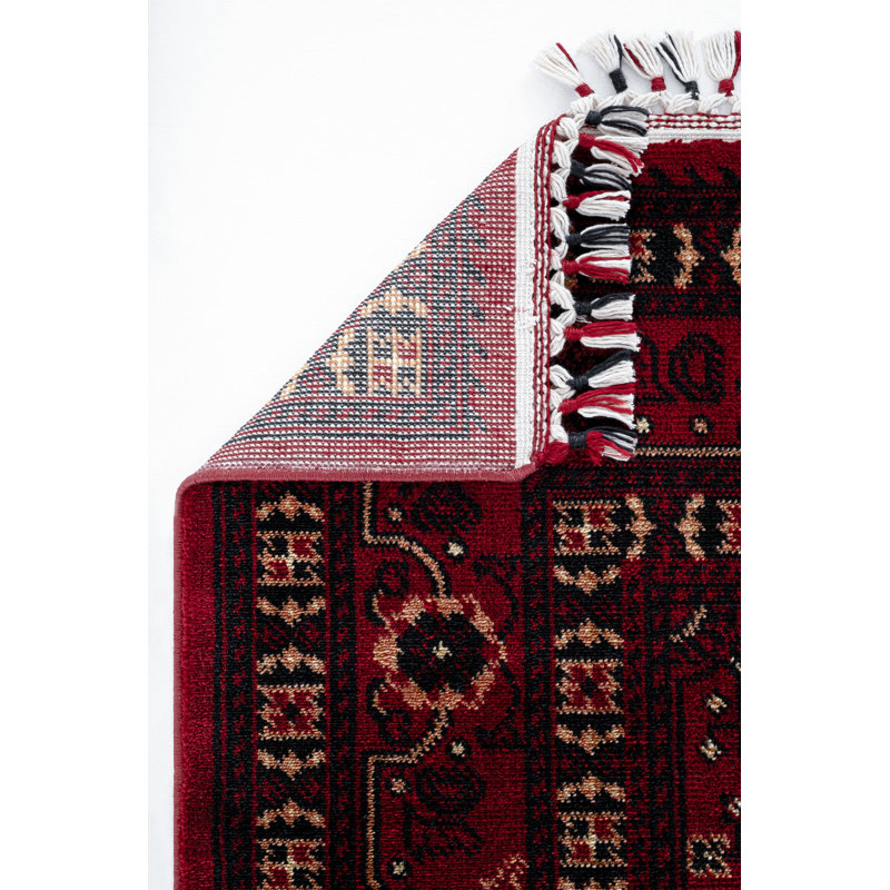 Oryana Oriental Tencel Machine Made Indoor / Outdoor Area Rug, Rectangle 2'11" x 4'11"