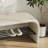 Italian style luxury shoe storage bench-1790200847