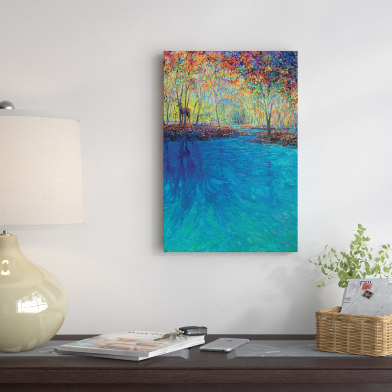 "iris scott-keoladeo" , reproduction d’art sur toile tendue, H 18 po x l 12 po x P 1,5 po