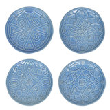 Jardins du Monde Side/Cocktail Plate Assorted - Chambray