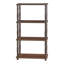 Johnston 4 Tier Toolless Assembly Shelving Unit Bookcase-36155783