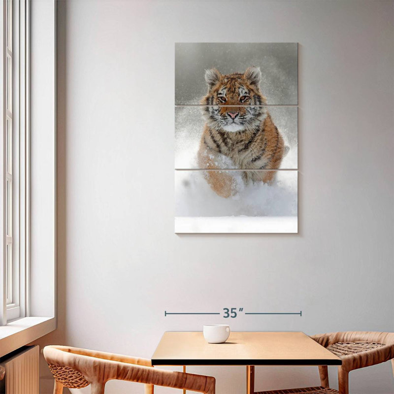 Brampt Amur Tiger, 57" H x 36" W