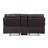 Trower 76'' Faux Leather Reclining Sofa-2036916109