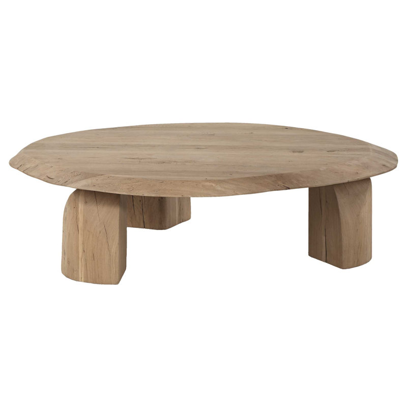  Tiernan Reclaimed Oak Round Coffee Table