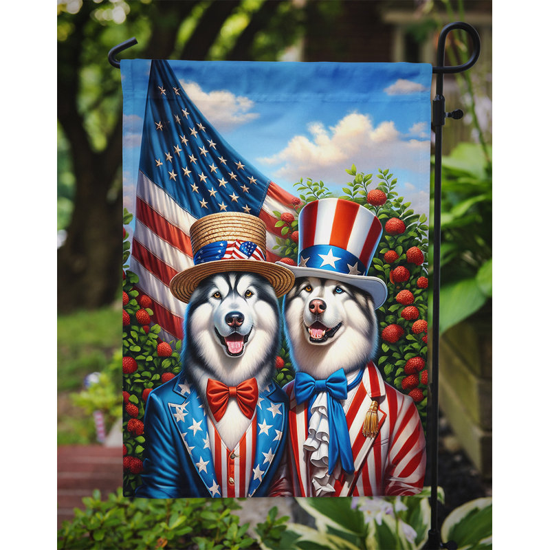 Drapeau All American Garden, Malamute d’Alaska