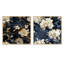Lievens - Ensemble de 2 collages carrés botaniques abstraits-101848029-101848031