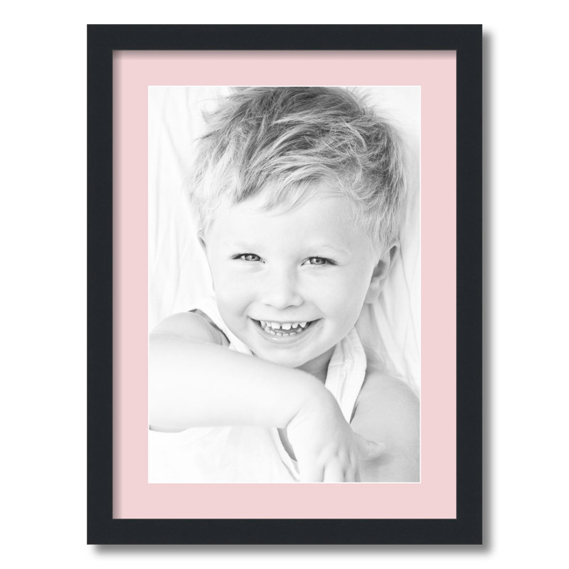 Matte Picture Frame with Mat, Hollyhock