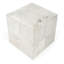 Victorian Hair on Hide with Spots Cube Ottoman-482262977