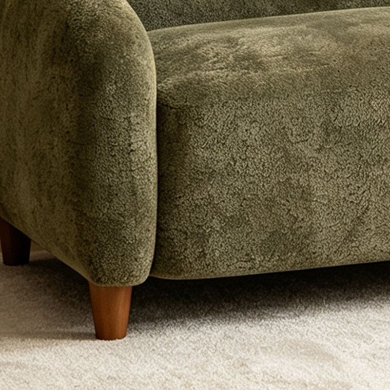 Canapé 58 po Mid-Century, Olive Green