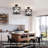 Juanesha 3 - Light Matte Black Caged Pendant