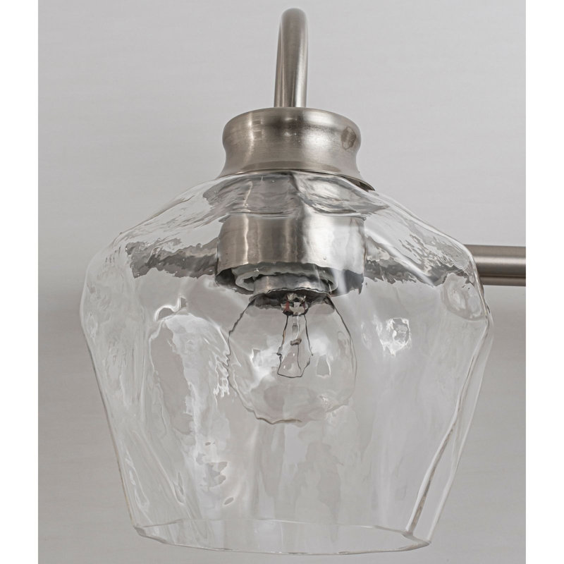 Éclairage pour meuble-lavabo à intensité variable Montalto, Trois lumières, Chrome