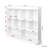 10-shelf Bookcase, White - 52.7"x11.85"x47.66" For All Your Storage Needs Bookcase In Holds Electronics & Accessories Modern-781898958