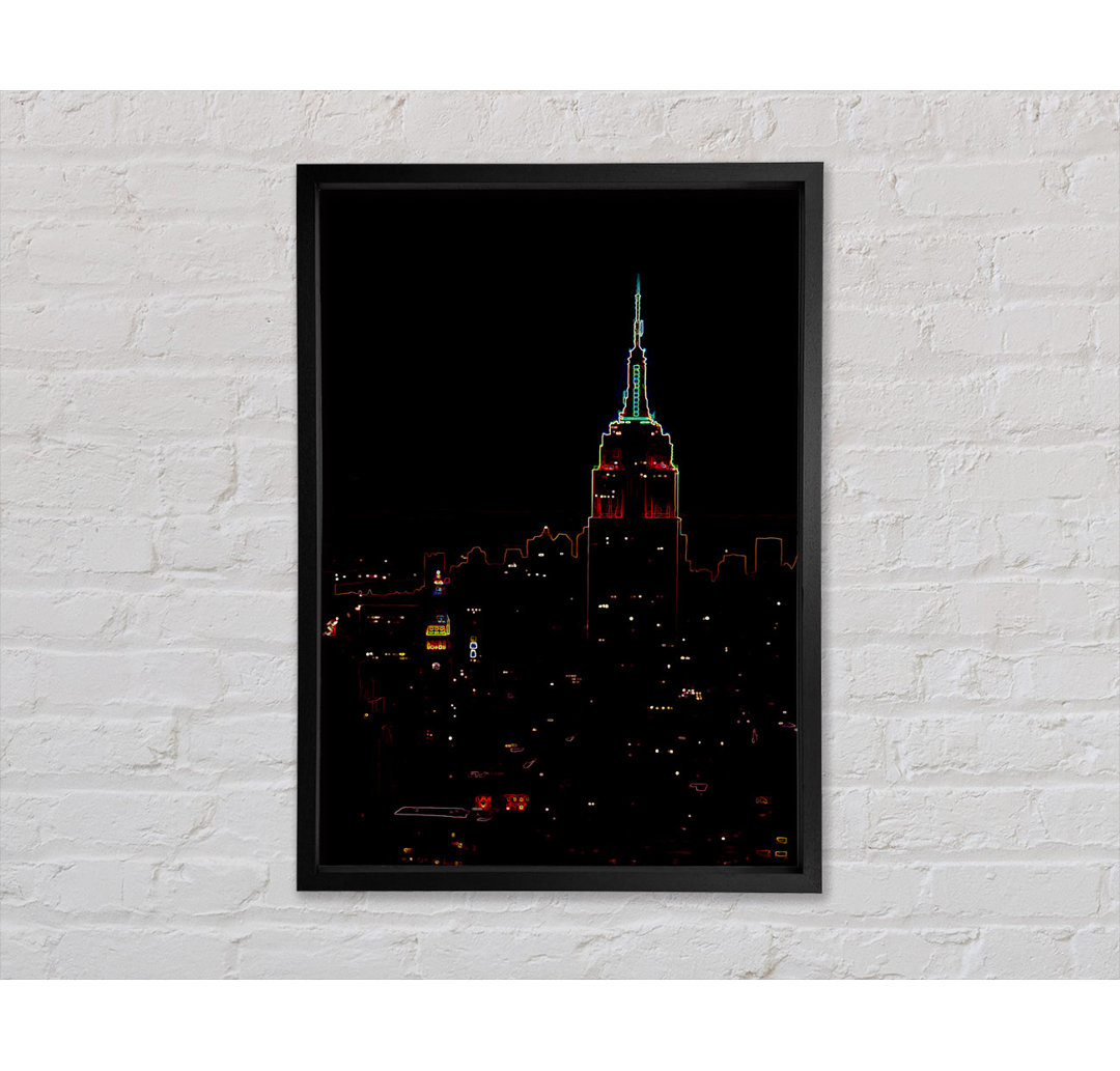 Empire State Neon - Druck