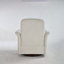 Fauteuil d'appoint moderne pivotant en tonneau avec rotation à 360 °, revêtement en chenille et base en bois massif pour le salon et les coins lecture.-649917183