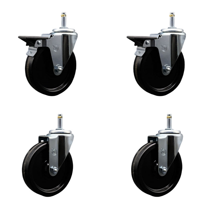 Swivel Grip Ring Stem Caster