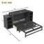 Lit escamotable double avec rangement peu encombrant-1095889880