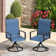 Chaises de patio pivotantes
