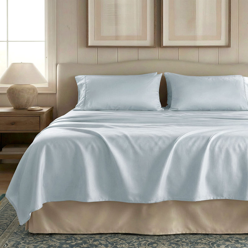 Threadmill 1000 Thread Count 100% Supima Cotton Sheet Set in Sateen Weave, California King Sheet Set with 2 Pillowcases