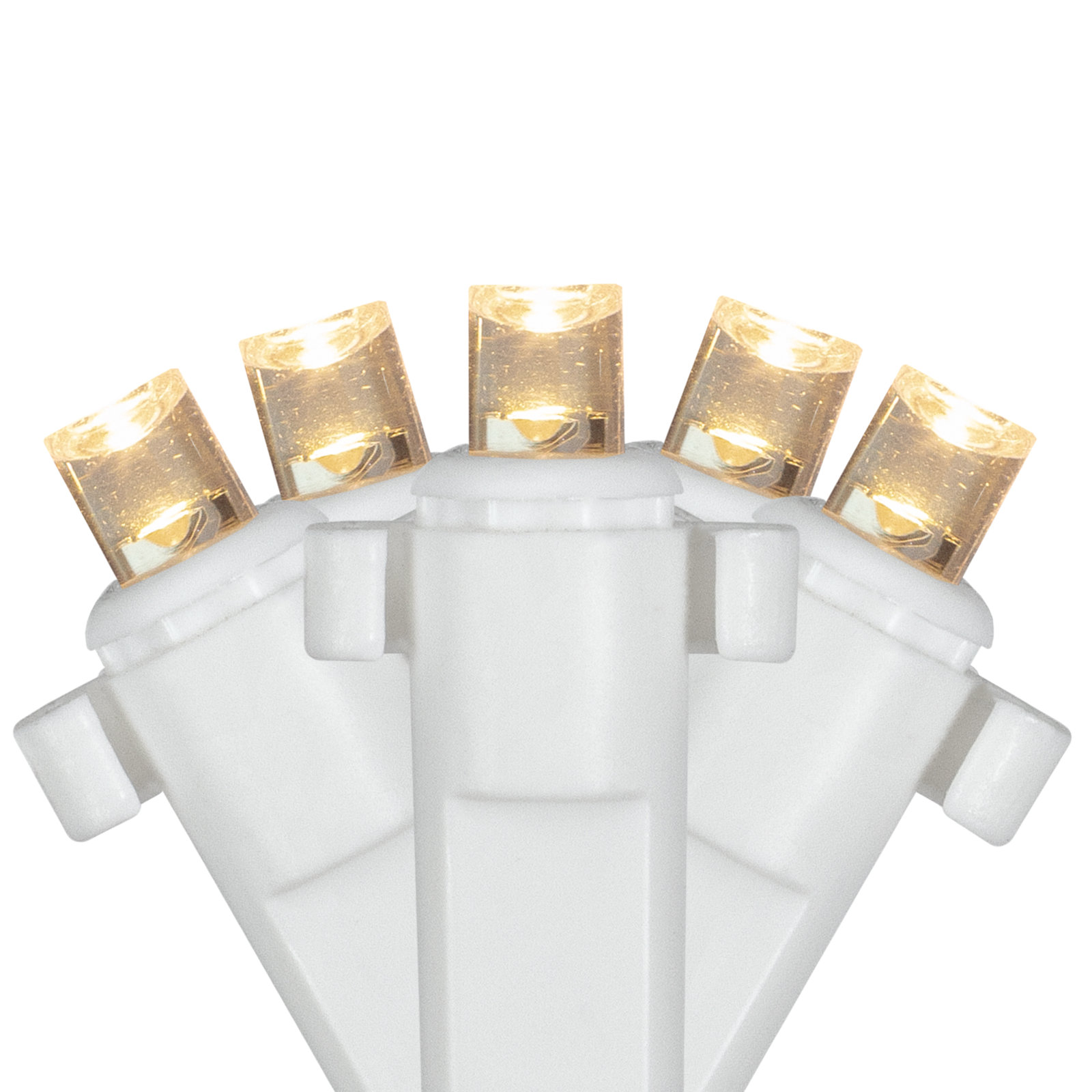 LED Wide-Angle Net Column Wrap Lights, 0.25" H x 48" W x 72" D, Warm White