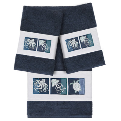 AVA 3 Piece Turkish Cotton Towel Set