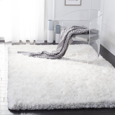 Mattice Shag Hand Tufted Performance Solid Color Rug