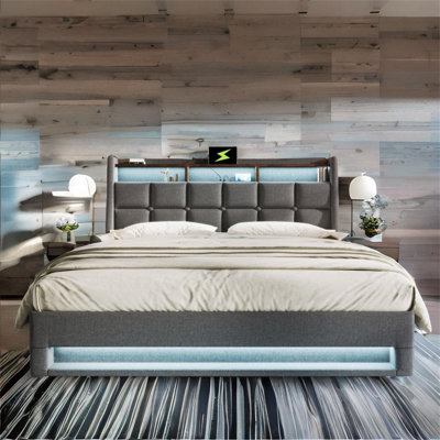 Daegen Upholstered Platform Storage Bed -  Brayden StudioÂ®, 8DA99301B7C144E18DBB5F3822504408