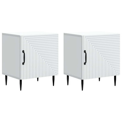43cm W Manufactured Wood Bedside Table