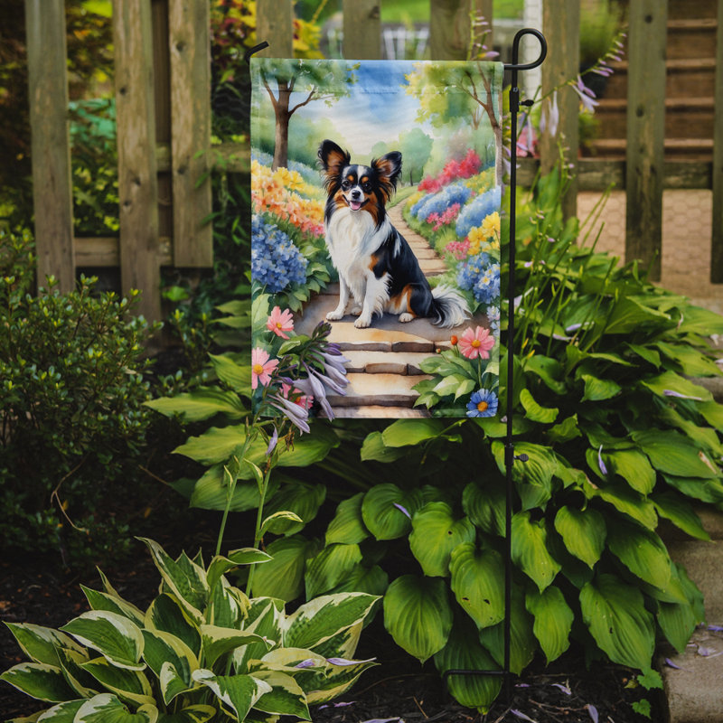 Drapeau de jardin en polyester à double face H 15,5 po x l 11,25 po Taihlor