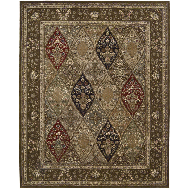 Boothwyn Wool Oriental Indoor Rug, Rectangle 2'6" x 4'
