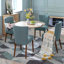 Keera Round Solid Wood Base Dining Table