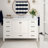 Cambridge 55'' Single Bathroom Vanity with White Quartz Top-2018479764
