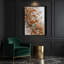 Aquarelle, art floral sur toile 43 gris-813386245