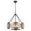 6 lumières lumineuses plafonniers cylindriques 21,65 "à géométrie variable pour le vestibule du salon de l'îlot de cuisine-101954420