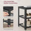 3-Tier Shoe Bench with Metal Mesh Shelves-884150672