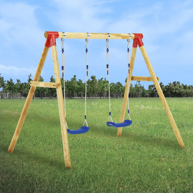 Cosey Freeport Park Pine Swing Set with 2 Swing(s)